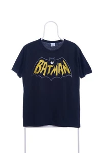 VTG 2010 Batman Logo Face Movie Promo Size L Black - Picture 1 of 12