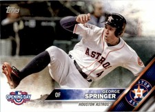2016 Topps Opening Day #OD-73 George Springer Houston Astros