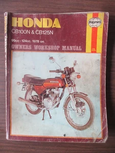 Haynes Honda CB100N CB125N Owners Workshop Manual 569 Used - Picture 1 of 2