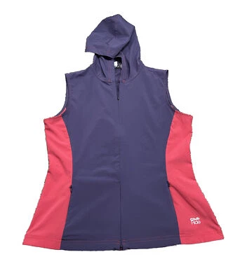 Club Ride Mujer 1/2 Cremallera Capucha Sin Mangas Ciclismo Ciclismo Top Chaleco Grande Foto 1 de 3