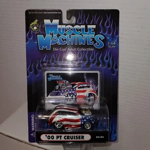 Muscle Machines Stars & Stripes 1:64 2000 PT Cruise American Flag Patriotic 9/11 - Picture 1 of 2