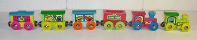 Tren de madera Tootsietoy Jim Henson Muppets Sesame Street Thomas 1995 de colección Foto 1 de 4
