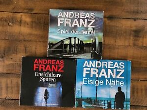 3 German Language Thriller Audio Books from bestselling Author Andreas Franz