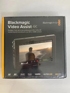 Blackmagic Design Video Assist 4K 7 inch HD Monitor Ultra New, Sealed - Picture 1 of 3