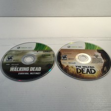 PS3 Walking Dead Survival Instinct + The Telltale Sereis Walking Dead DISK ONLY