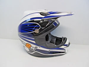 M2R XS Extra Small Motorcycle motocross Helmet Blue - Picture 1 of 6