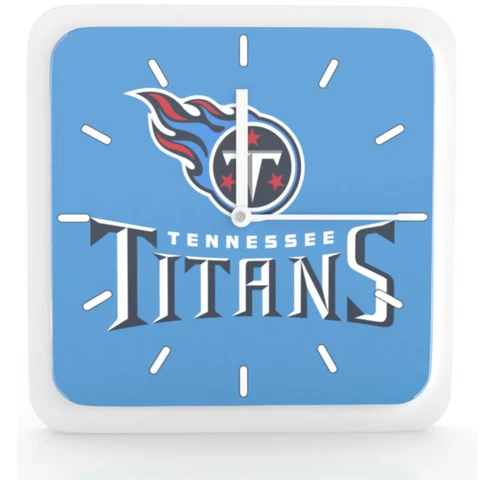 NFL Tennessee Titans Home Office Room Decor Wall Desk Clock Magnet 6"x6" Cover