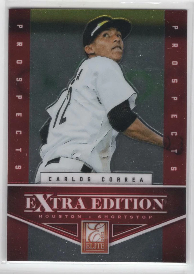 Carlos Correa 2012 Panini Prizm Elite Extra Edition Chrome RC SP (R 1569) - Image 1 of 1
