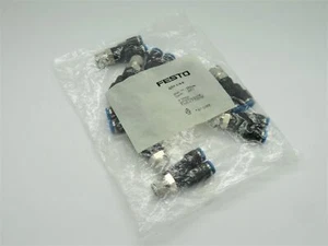 Festo QSY-1/4-6 153140 Push-In Y-Fitting R1/4" x 6mm Tubing OD 10-Pk *OPEN* NWB - Picture 1 of 6