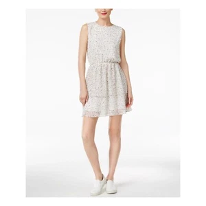 CR Cynthia Rowley Sleeveless Floral Print Tiered Cocktail Dress - XL #2906 - Picture 1 of 7