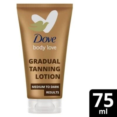 Dove Dermaspa Summer Revived Medium-Dark Self-Tan for Face & Body 75ml - Image 1 of 3