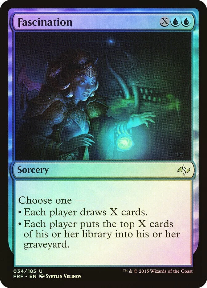 MTG -  Fascination-Fate Reforged Foil -Photo is of actual card. - Image 1 of 1