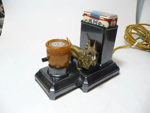Vintage Scotty Dog Electric Cigar or Cig. Lighter With Pack Holder - Picture 1 of 8