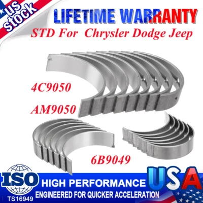 Engine Main Bearing and Rod Bearings For 2011-2015 Chrysler Dodge Ram Jeep 3.6L - Image 1 of 4