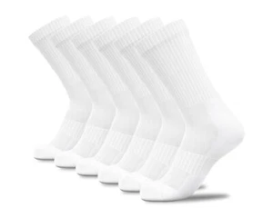 Premium Athletic Unisex Crew Socks for Running Hiking Gym and Sports Breathab... - Picture 1 of 7