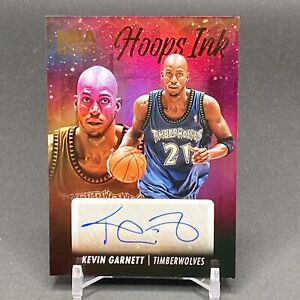 2023-24 NBA Hoops Kevin Garnett Hoops Ink Autograph #HI-KEV Timberwolves HOF