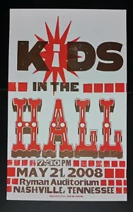 Very Rare KIDS IN THE HALL Ryman 2008 HATCH SHOW PRINT Nashville Tour Poster - Picture 1 of 2
