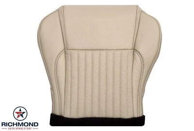Ford Thunderbird T-Bird 2004-2005 - Cubierta de asiento de cuero inferior del lado del conductor tostado Foto 1 de 4