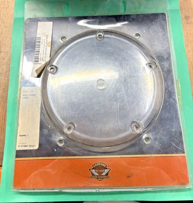 NUEVA CUBIERTA DERBY CROMADA HARLEY DAVIDSON 25441-04A GENUINA 5 ORIFICIOS CON PERNOS🏍️FS🏍️ Foto 1 de 4