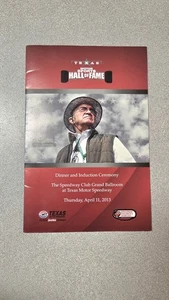 Jack Roush firmato Texas Motorsports Hall Of Fame programma autografato NASCAR HOF  - Foto 1 di 3