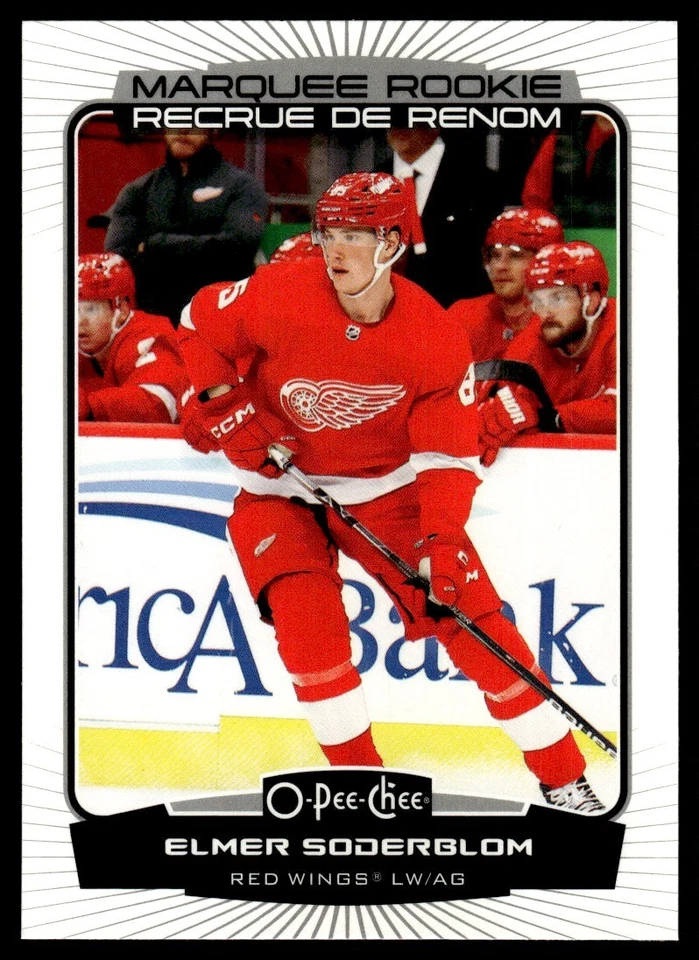 2022-23 O-Pee-Chee Elmer Soderblom Rookie Detroit Red Wings #583 - Image 1 of 2