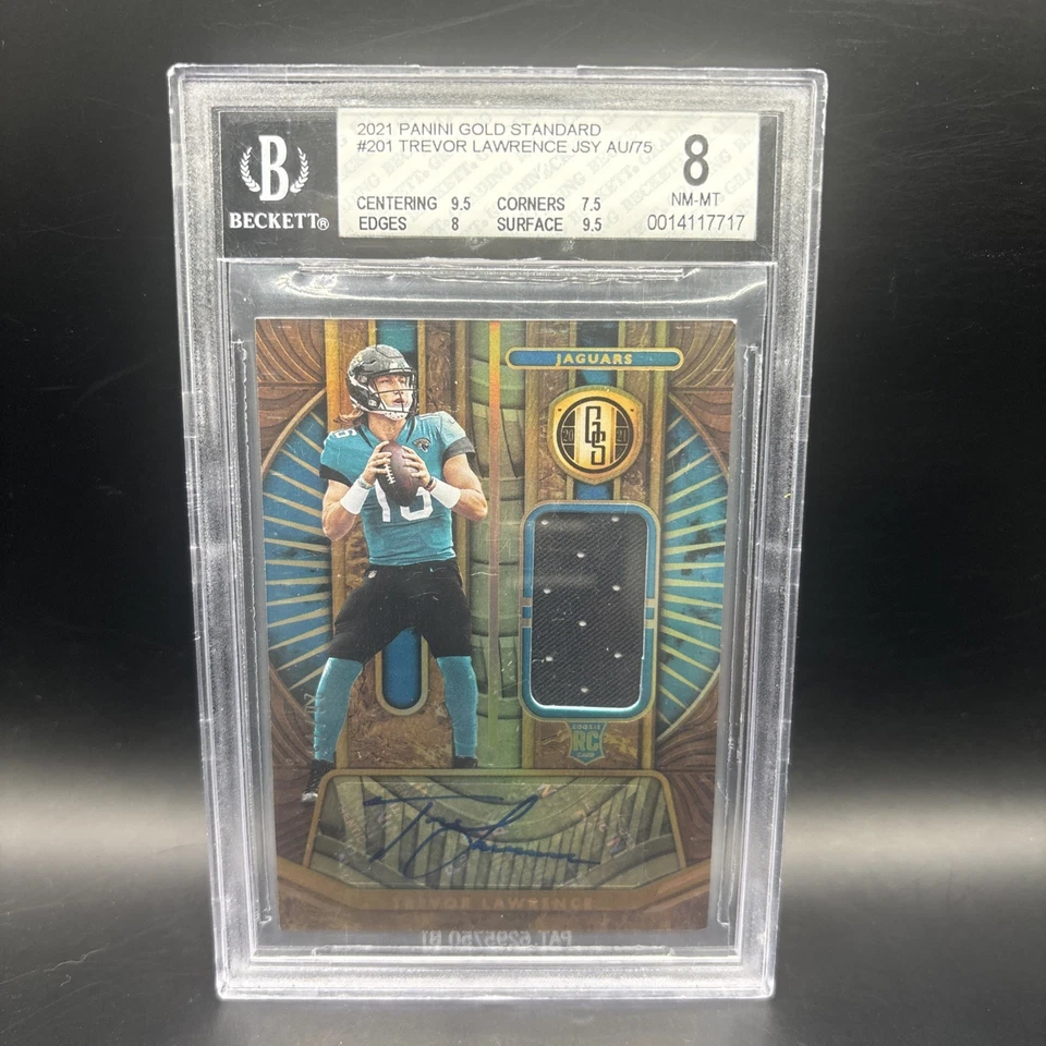 2021 Gold Standard - Rookie Jersey Autographs Trevor Lawrence #201 /75 RPA - Image 1 of 2