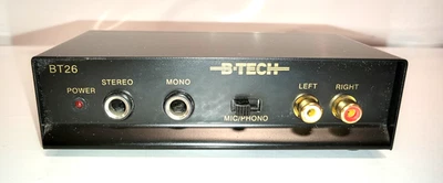 B Tech Amplifier BT26 Verstärker für den Plattenspieler oder Mikrofon - Bild 1 von 4