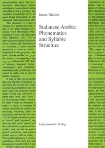 Sudanese Arabic: Phonematics and Syllable Structure. (=Semitica viva ; Vol. 38). - Imagen 1 de 1