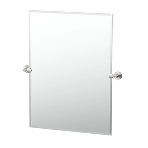 Gatco 4669S Reveal 23-1/2" W x 31-1/2" H Rectangular Frameless - Nickel - Picture 1 of 1