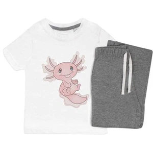 'Cute Axolotl' Kids Nightwear / Pyjama Set (KP029211) - Picture 1 of 10