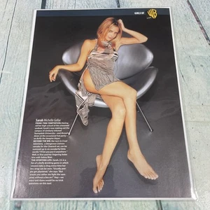 2000 Sexy Legs Sarah Michelle Gellar Vtg Print Ad/Poster Pinup Art Magazine Page - Picture 1 of 4