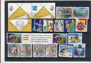 D466112 Switzerland Nice selection of VFU Used stamps With First Day Cancel - Picture 1 of 1
