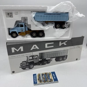 First Gear "CITY OF CHICAGO STREET & SANITATION" MACK R-MODEL W/DUMP TRAILER - Bild 1 von 7