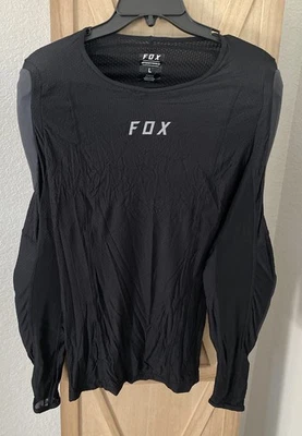 Fox Baseframe Pro Protection Shirt - Cycling, Padded, Long Sleeve - Size Large - Image 1 of 4