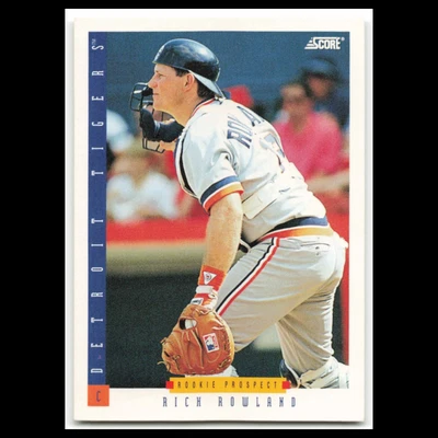 Rich Rowland Rookie #283 1993 Score Detroit Tigers Baseball Card MLB NM - Image 1 of 3