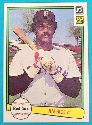 1982 Donruss   #200 Jim Rice  Boston Red Sox Baseball Card W1 - Image 1 of 2