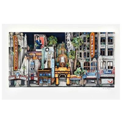 Linnea Pergola After the Santa Anas 3D Ltd. Ed. Hand Signed, LOA - Image 1 of 2