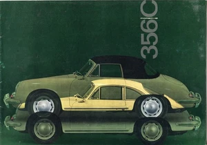 Porsche 356C Coupe and Cabriolet 1964 UK market colour sales brochure - Picture 1 of 2