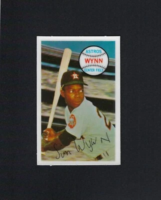1970 Kelloggs #9 JIM WYNN Astros No Cracks oddball Kellogg's - Image 1 of 2