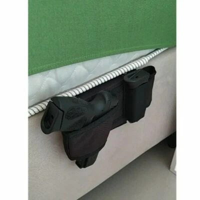 Tactical Bedside Gun Holster Under Truck Car Seat Pistol Holder with Mag Holder - Image 1 of 4