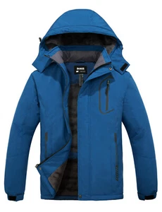 Chaqueta de esquí impermeable de montaña para hombre Chaqueta de esquí de invierno Chaqueta de lluvia cálida para nieve - Imagen 1 de 63