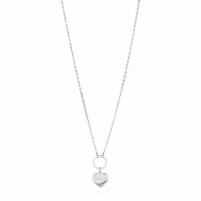 S'Agapo COLLANA sagapò HAPPY CHARMS CUORE ACCIAIO SHAC1 SAGAPO  - Immagine 1 di 2