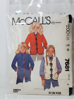 McCall's 7681 Dziewczęca Rozmiar 8 Biust 27 cali Kurtka i kamizelka Niecięta 1981