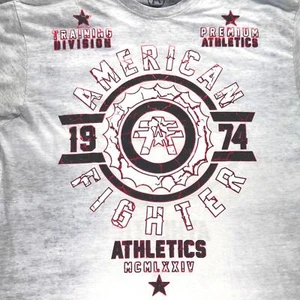 American Fighter Athletics 1974 grau Grafik T-Shirt XL Training Division MMA Gym - Bild 1 von 6