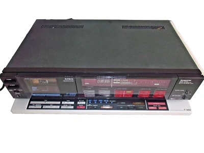 Aiwa AD-F990U Cassette Deck - Correa nueva, rodillos de pellizco, neumático ralentí Foto 1 de 4