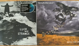 DAVID GILMOUR Luck And Strange LP Ltd Sea Blue + Rattle That Lock LP Gate-folds - Picture 1 of 3