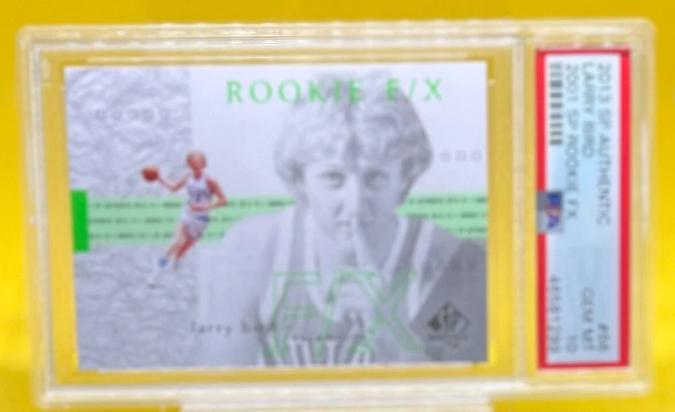 🏀Larry Bird 🦅 2013-14 SP Authentic 2001 SP Rookie F/X ⭐️  PSA 10 GEM MT; - Image 1 of 3