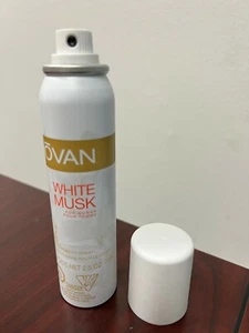 JOVAN WHITE MUSK FOR WOMEN 2.5 FL oz / 70 G Cologne Body Spray - Picture 1 of 3