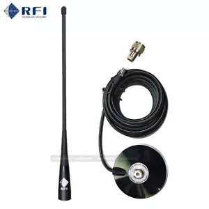 RFI CD34-71-00 4 dBi UHF CB 477MHz ANTENNA & AXIS MAG-BASE 4.5M CABLE & PLUG - Picture 1 of 1