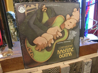 VARIOUS: contemporary ragtime guitar Kicking Mule Records 12" LP 33 RPM NM - Image 1 of 2